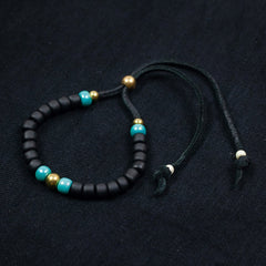 Traditional Beads Bracelet 7mm Black