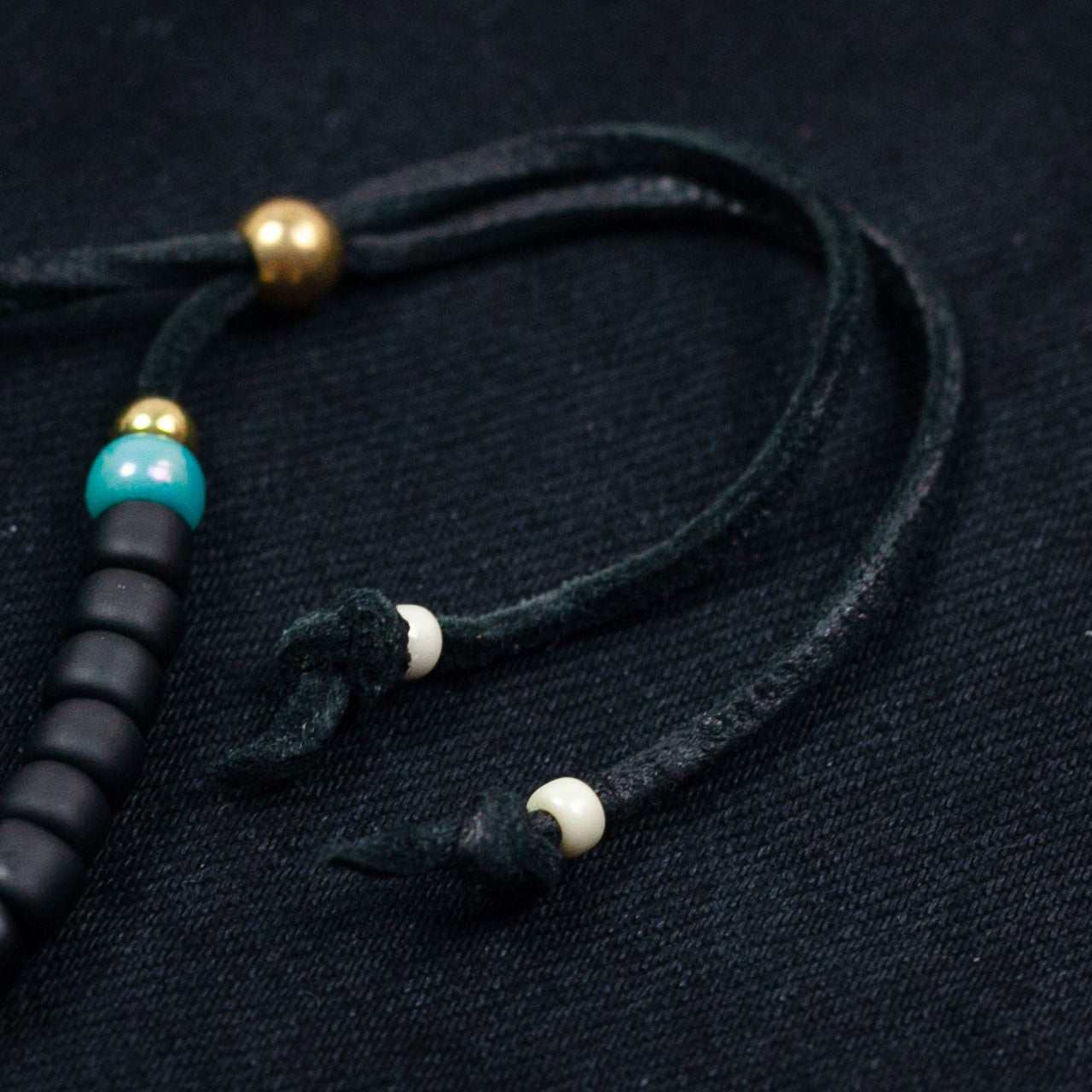 Traditional Beads Bracelet 7mm Schwarz