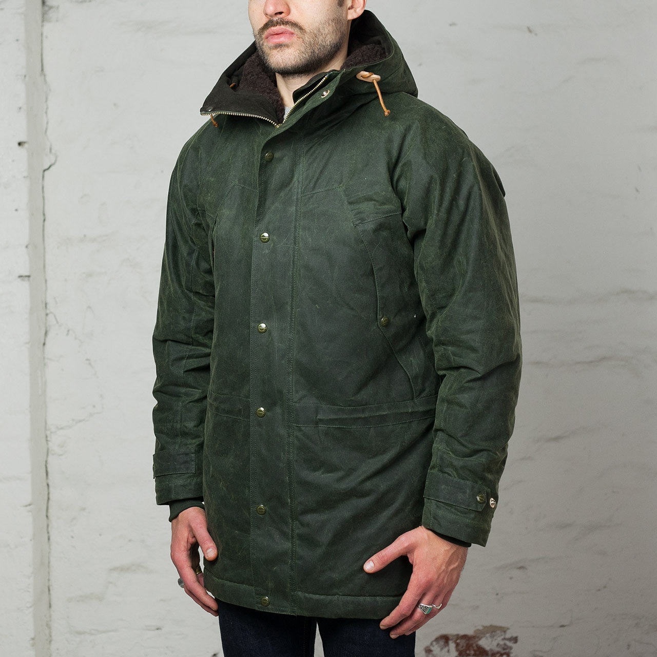 Long Mountain Jacket Dunkelgrün
