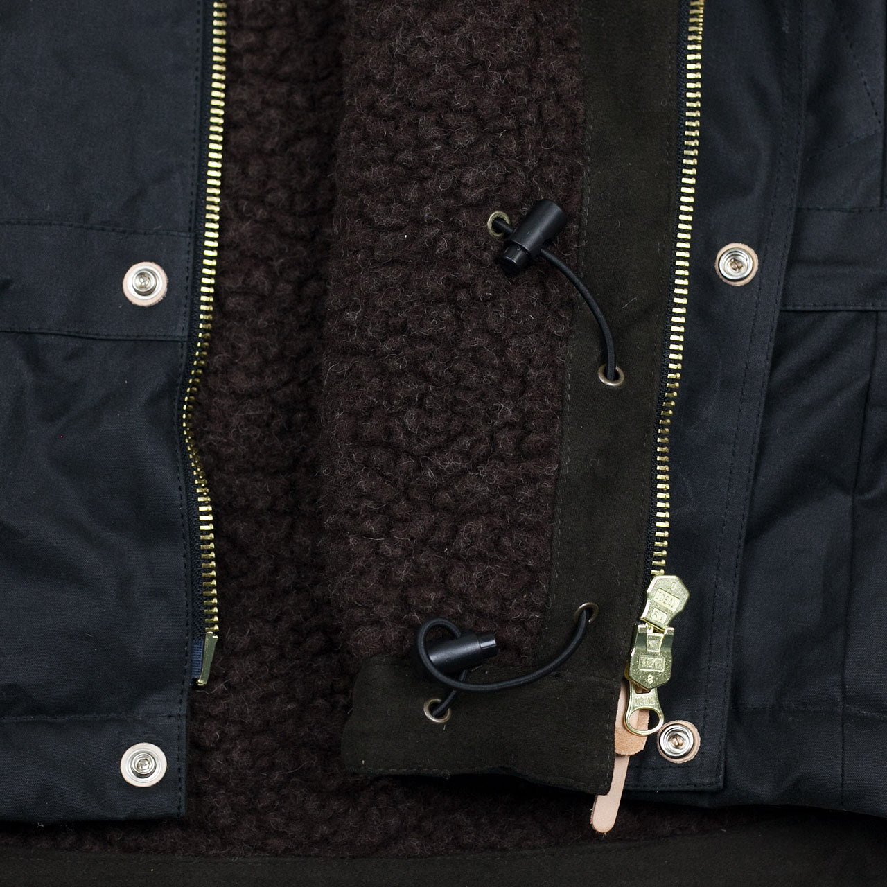 Waxed Mountain Jacket Schwarz