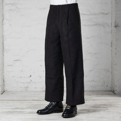 Mono Trousers Wool Bedford Chocolate