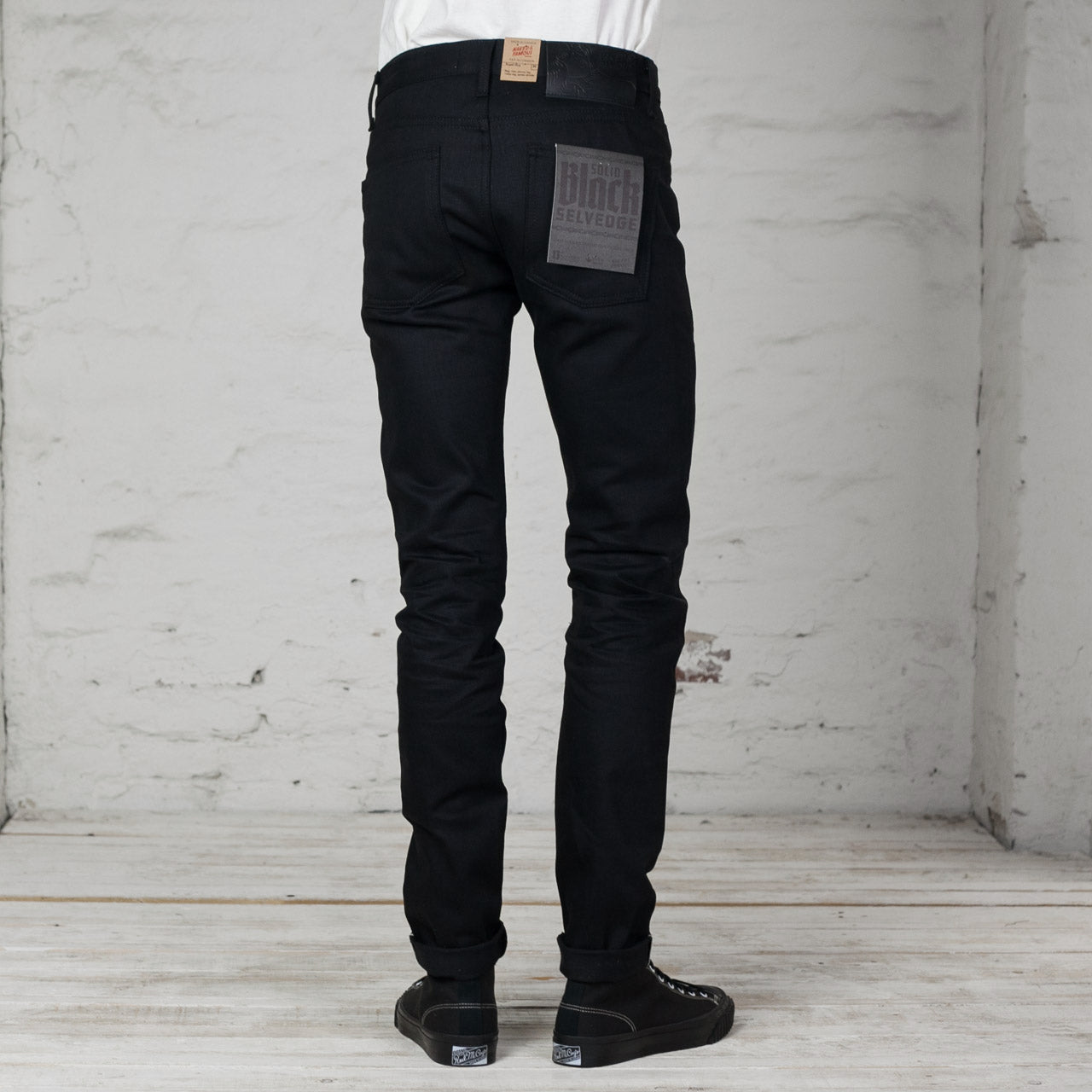 Super Guy Solid Black Selvedge