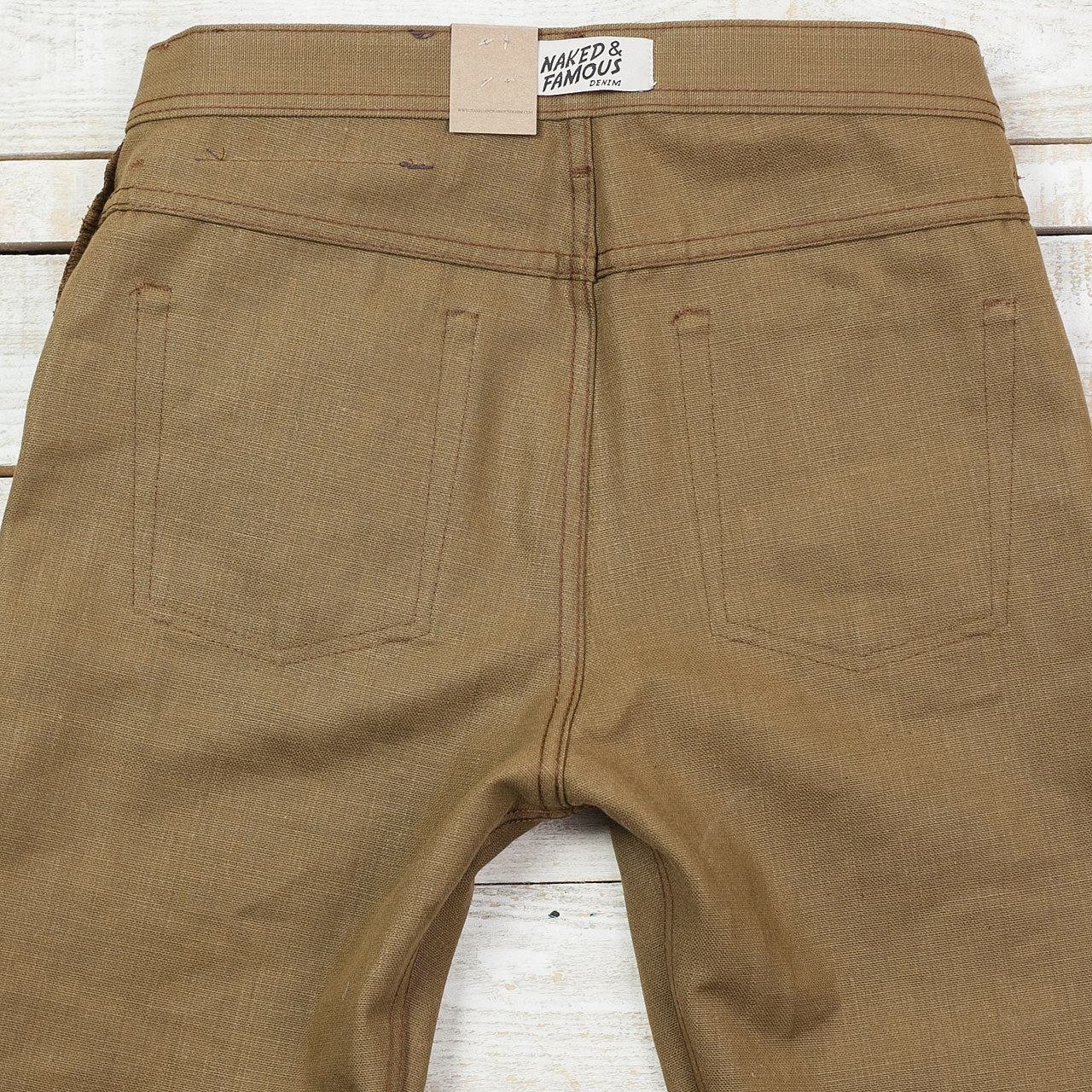 Weird Guy Raw Cotton Canvas Braun