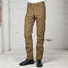 Weird Guy Raw Cotton Canvas Marron