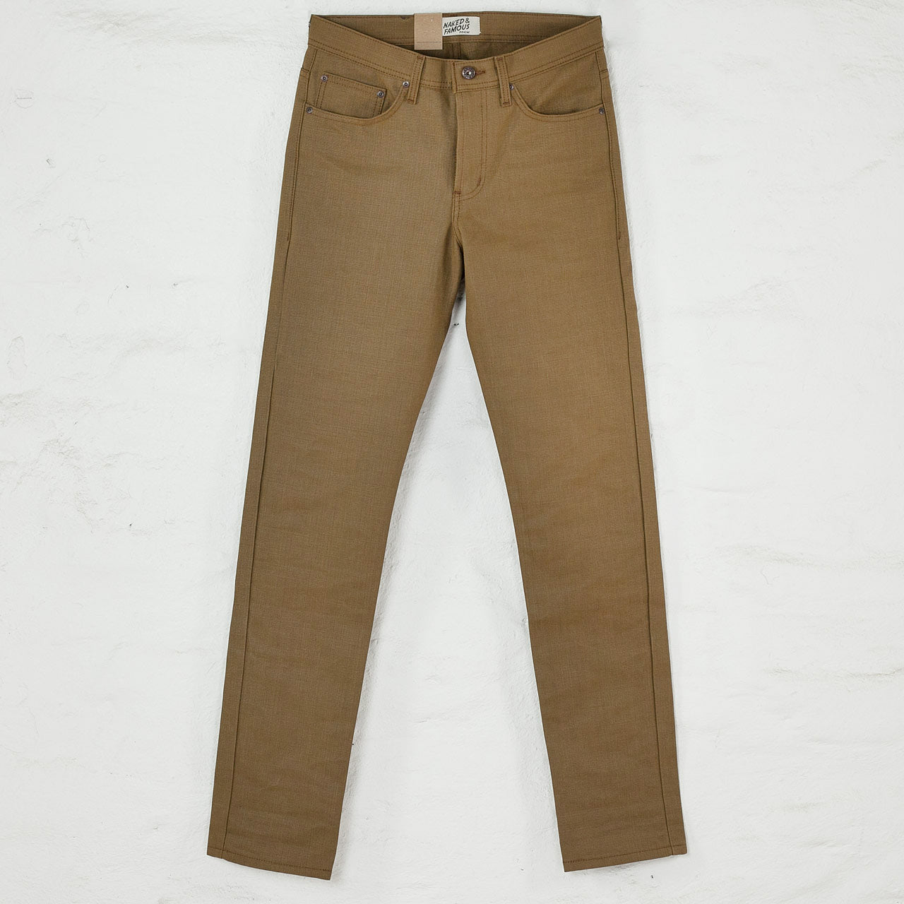Weird Guy Raw Cotton Canvas Braun