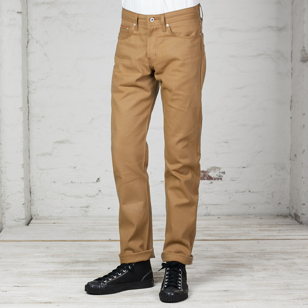 Weird Guy Selvedge Duck Canvas Braun