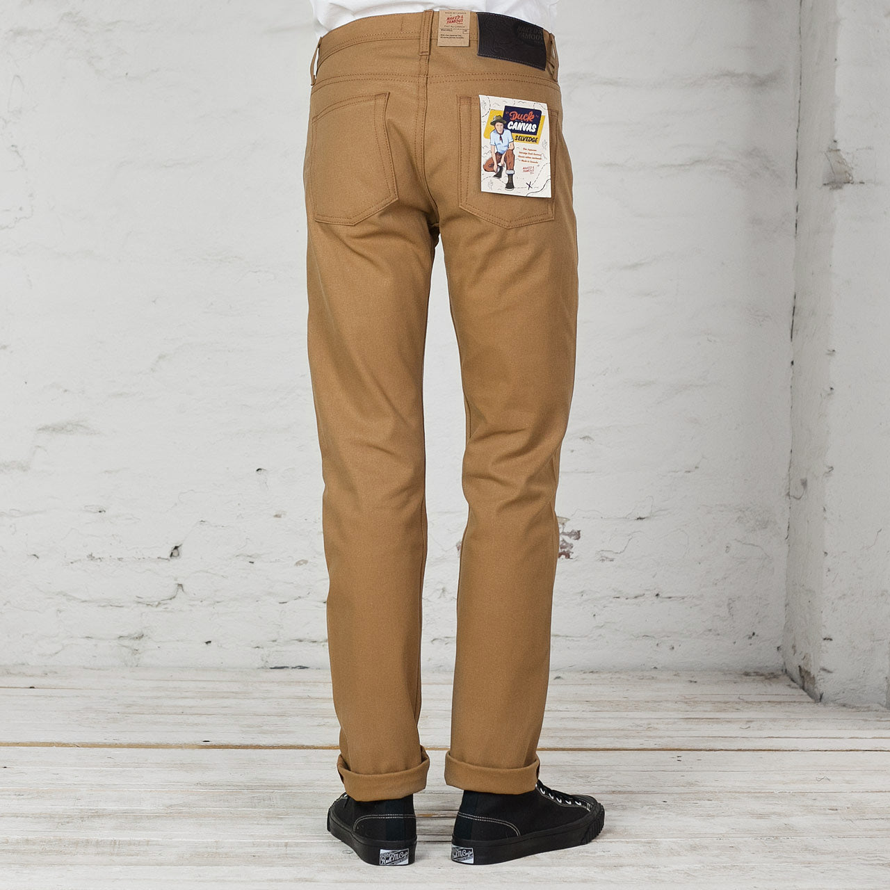 Weird Guy Selvedge Duck Canvas Braun