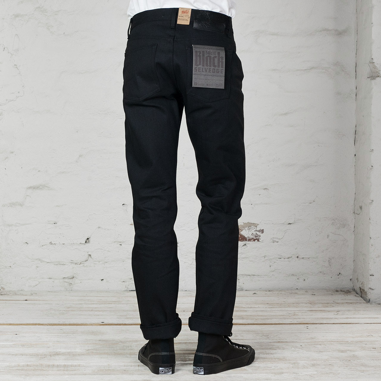Weird Guy Solid Black Selvedge