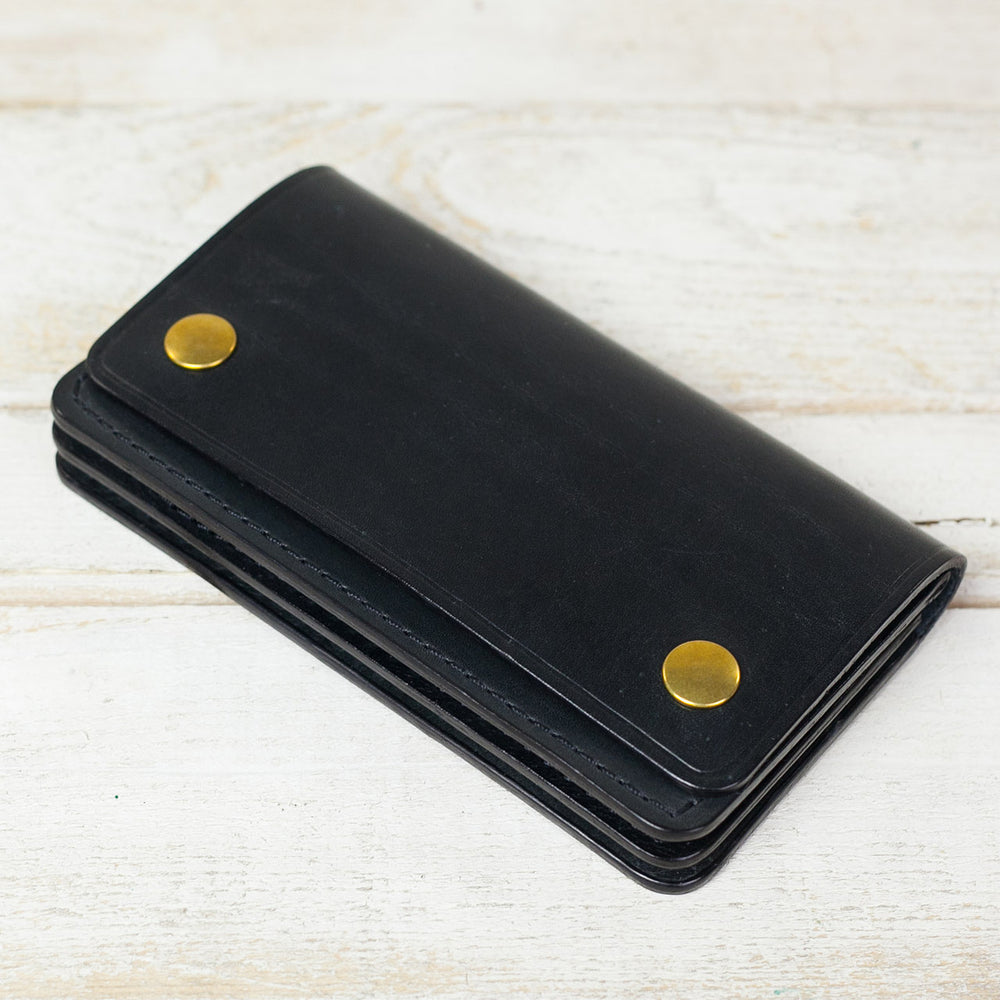 Portefeuille Biker classique Noir
