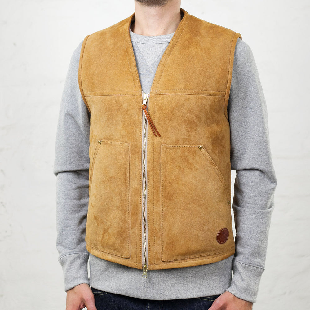 Gilet en laine marron