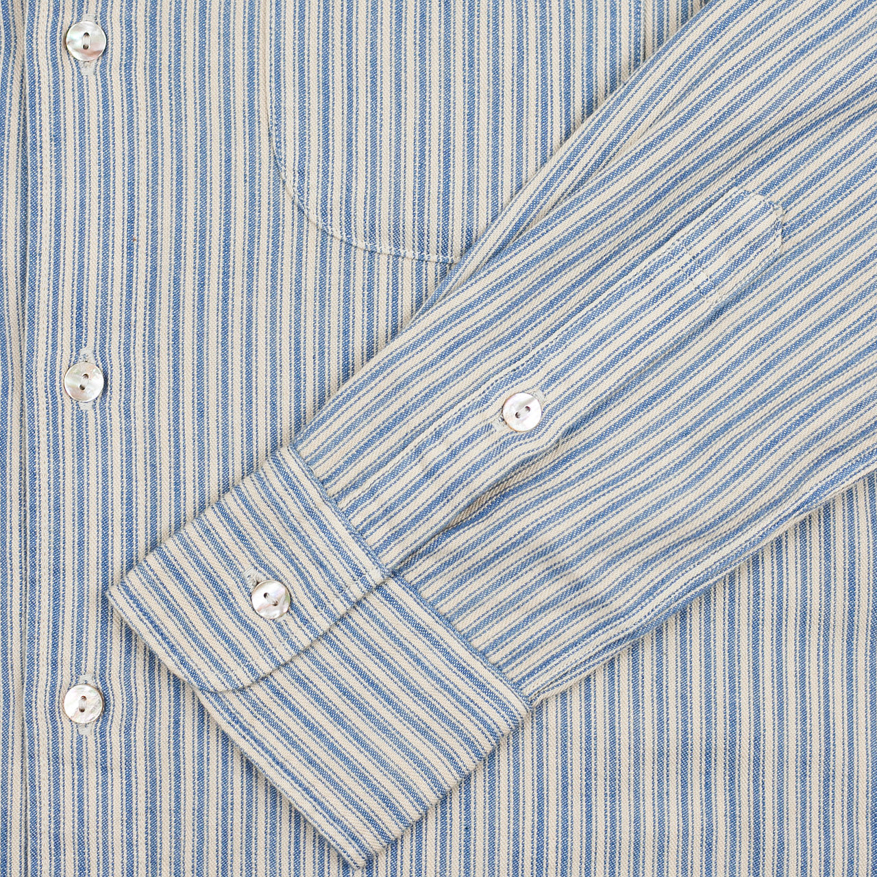 OR-5002B Hemd Windsor Collar Indigo Stripe
