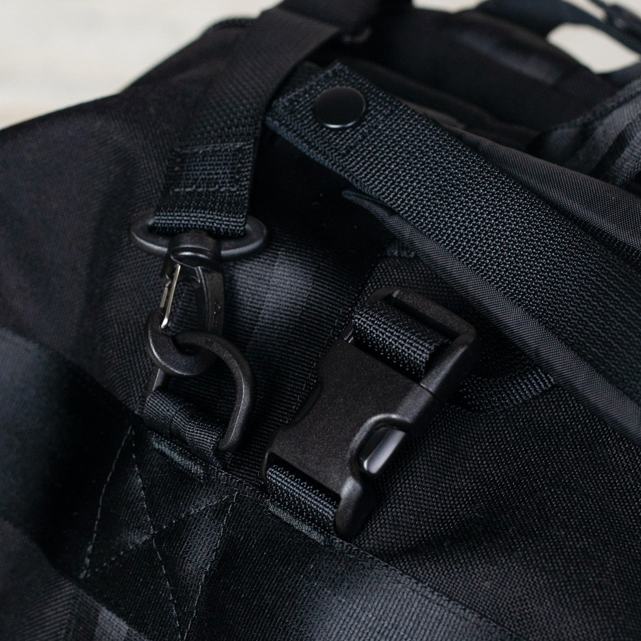 Booth Pack 3Way Duffle Bag Schwarz