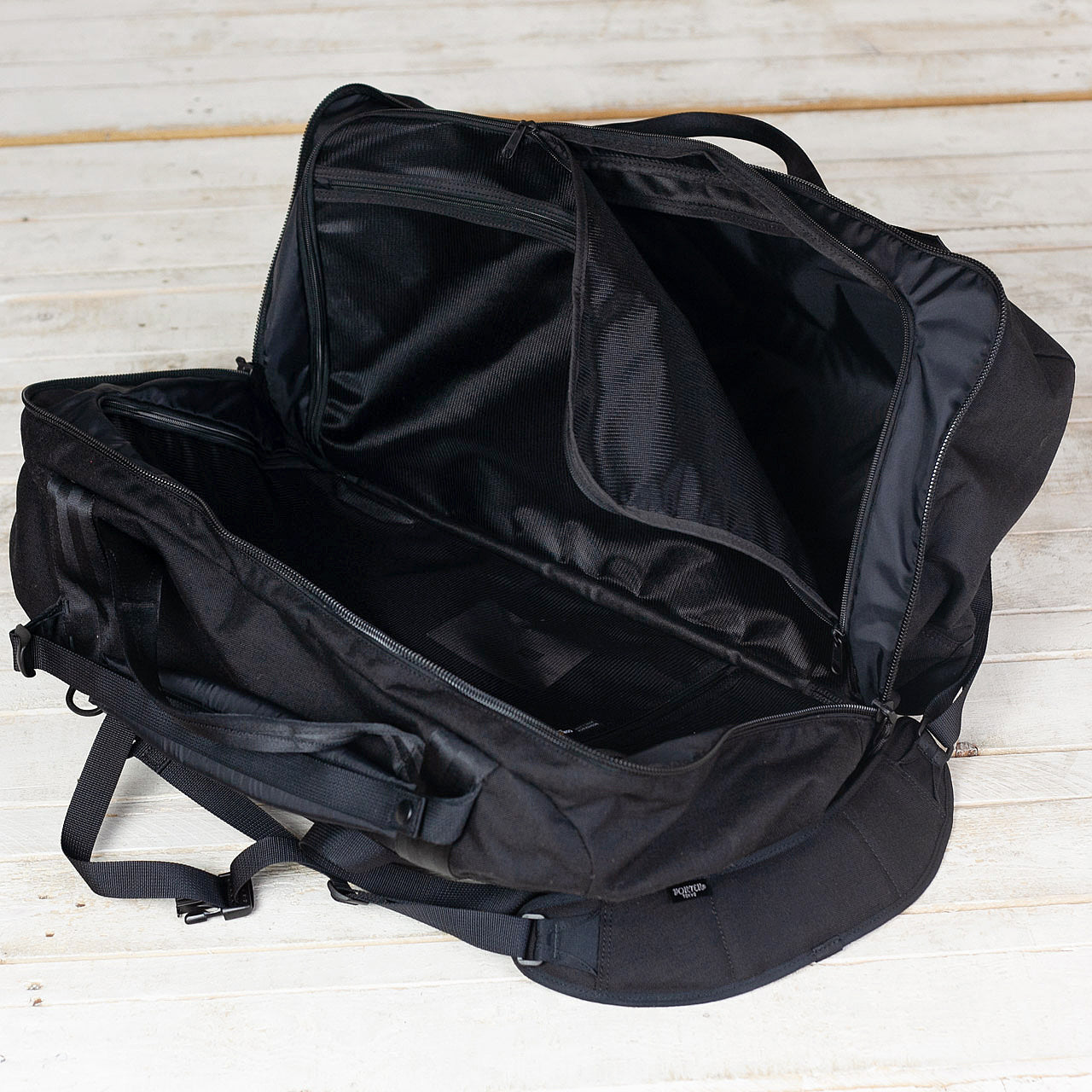 Booth Pack 3Way Duffle Bag Schwarz