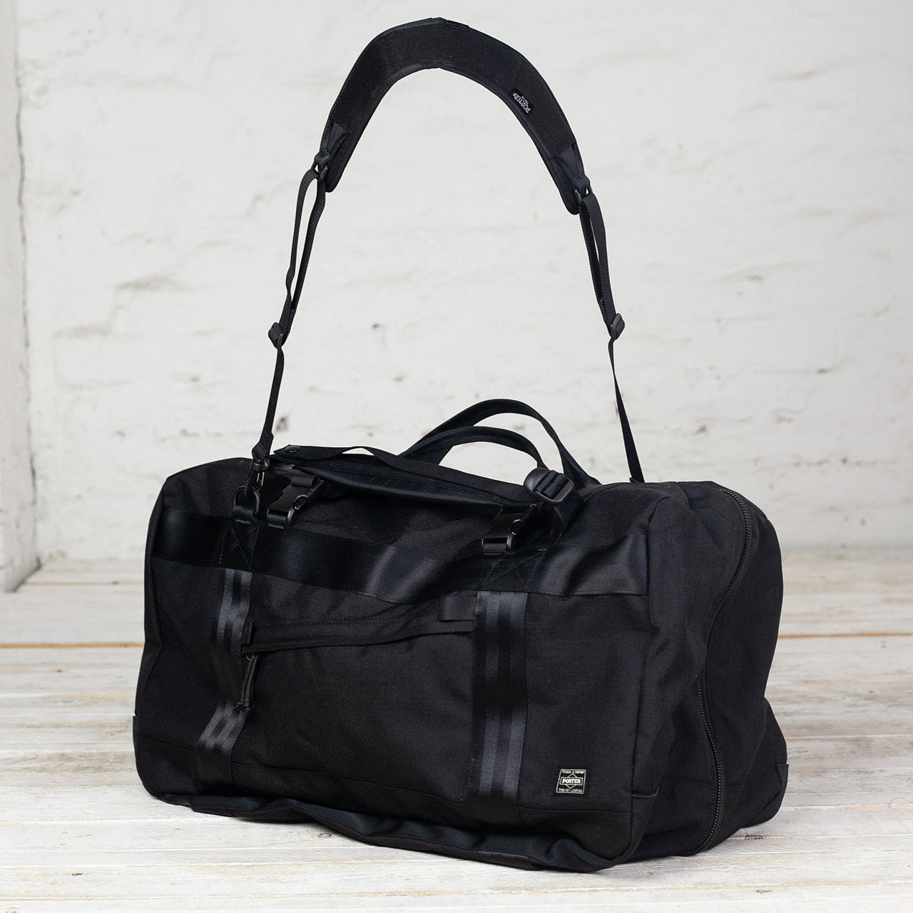 Booth Pack 3Way Duffle Bag Schwarz