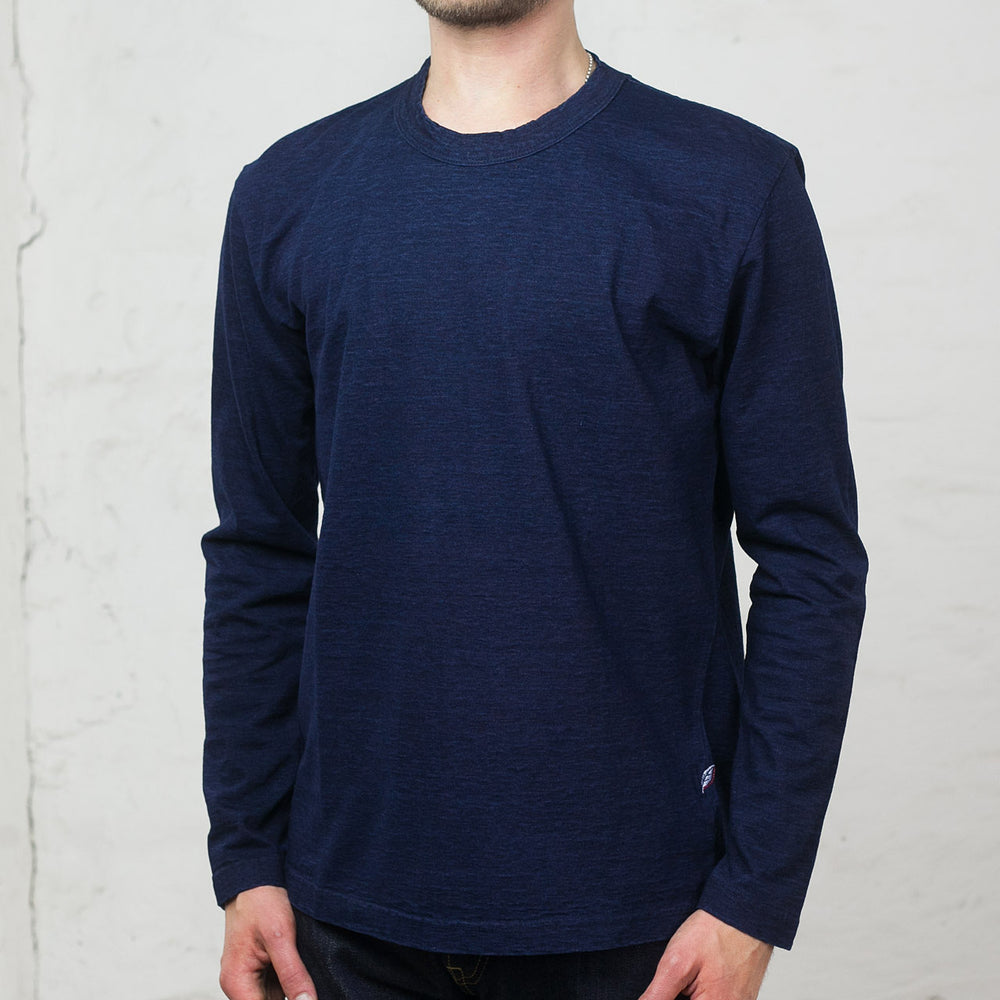 Knitted Crew Neck Longsleeve Dark Indigo
