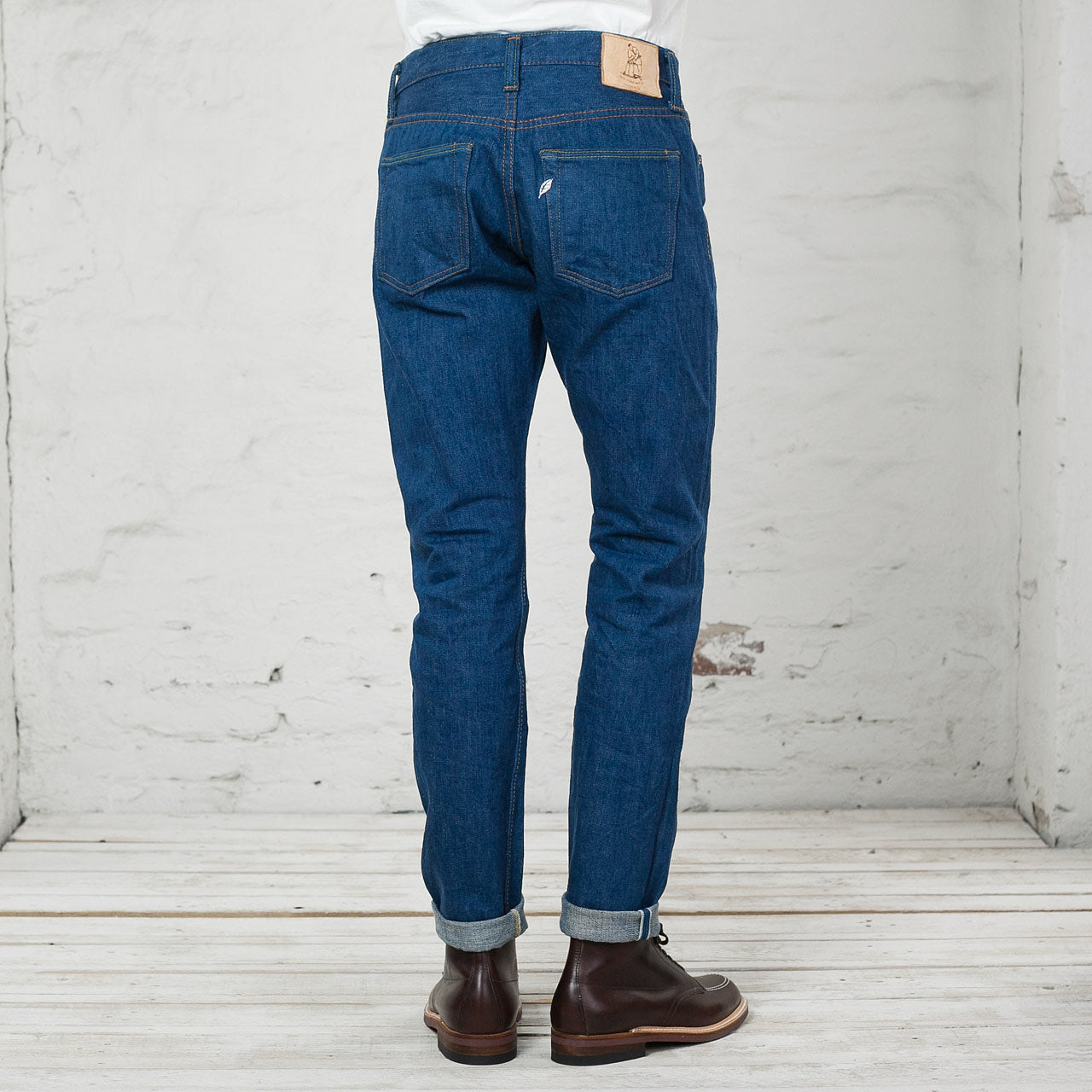 XX-019 14oz Relaxed Tapered Greencast Indigo