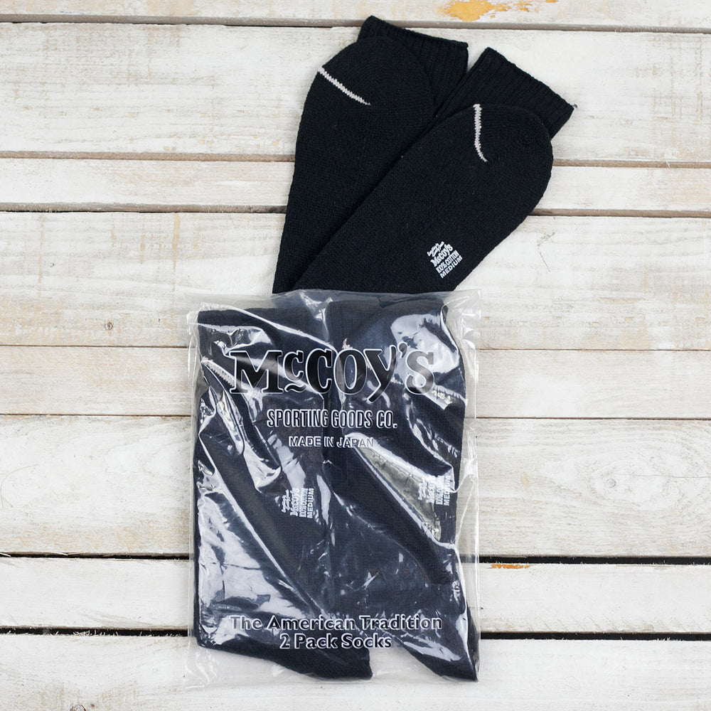 2Pack Socks Cotton Black