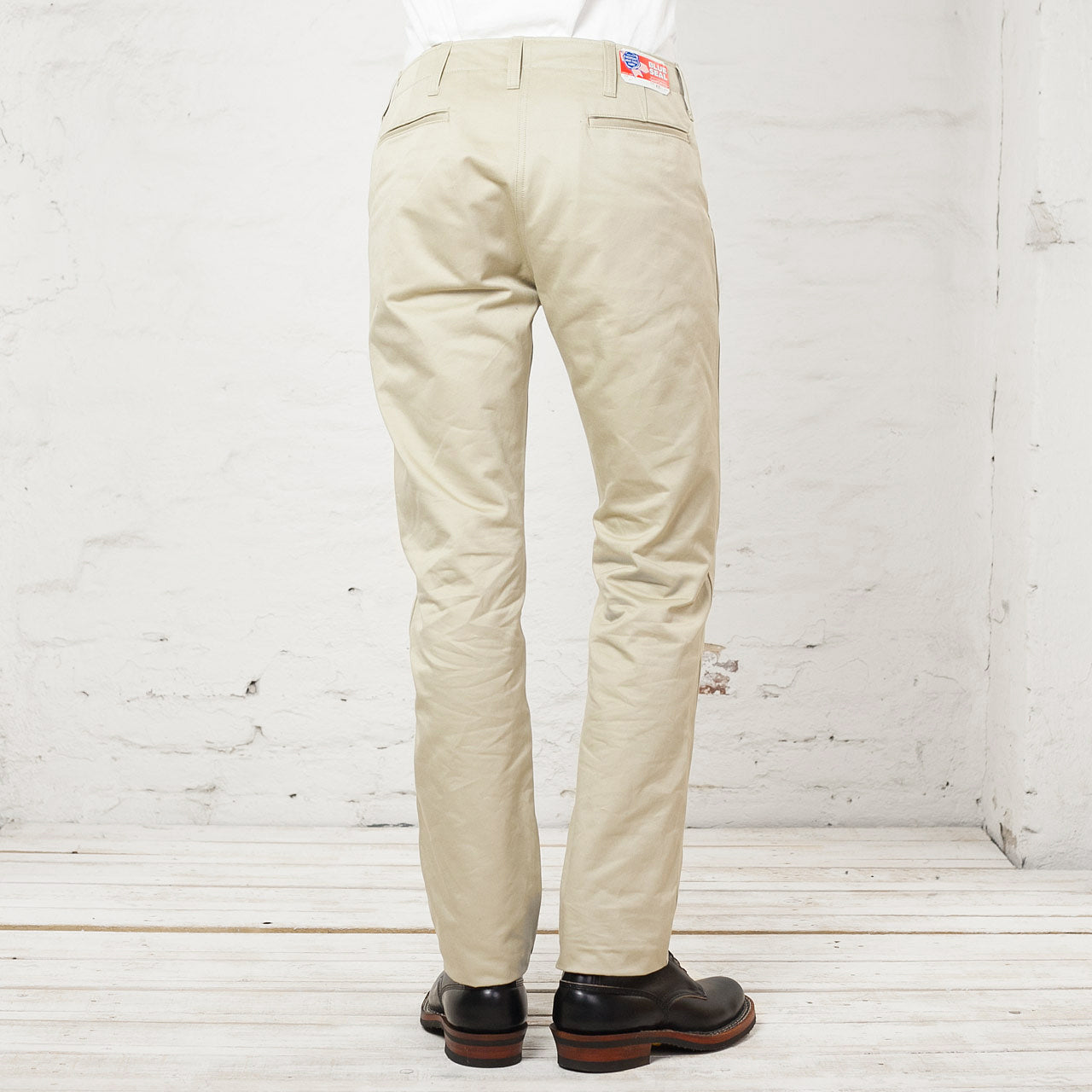 THE REAL McCOY'S Blue Seal Chino Trousers Beige THE REAL McCOY'S Blue Seal Chino Trousers Beige