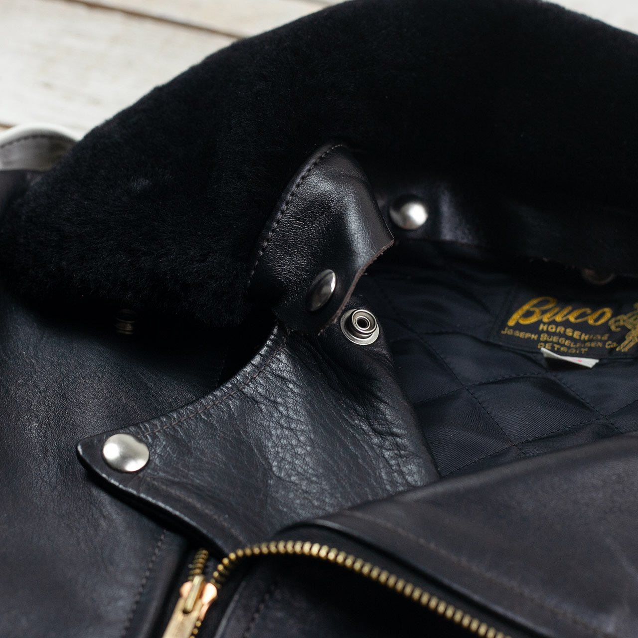 BUCO DETACHABLE MOUTON COLLAR – The Real McCoy's