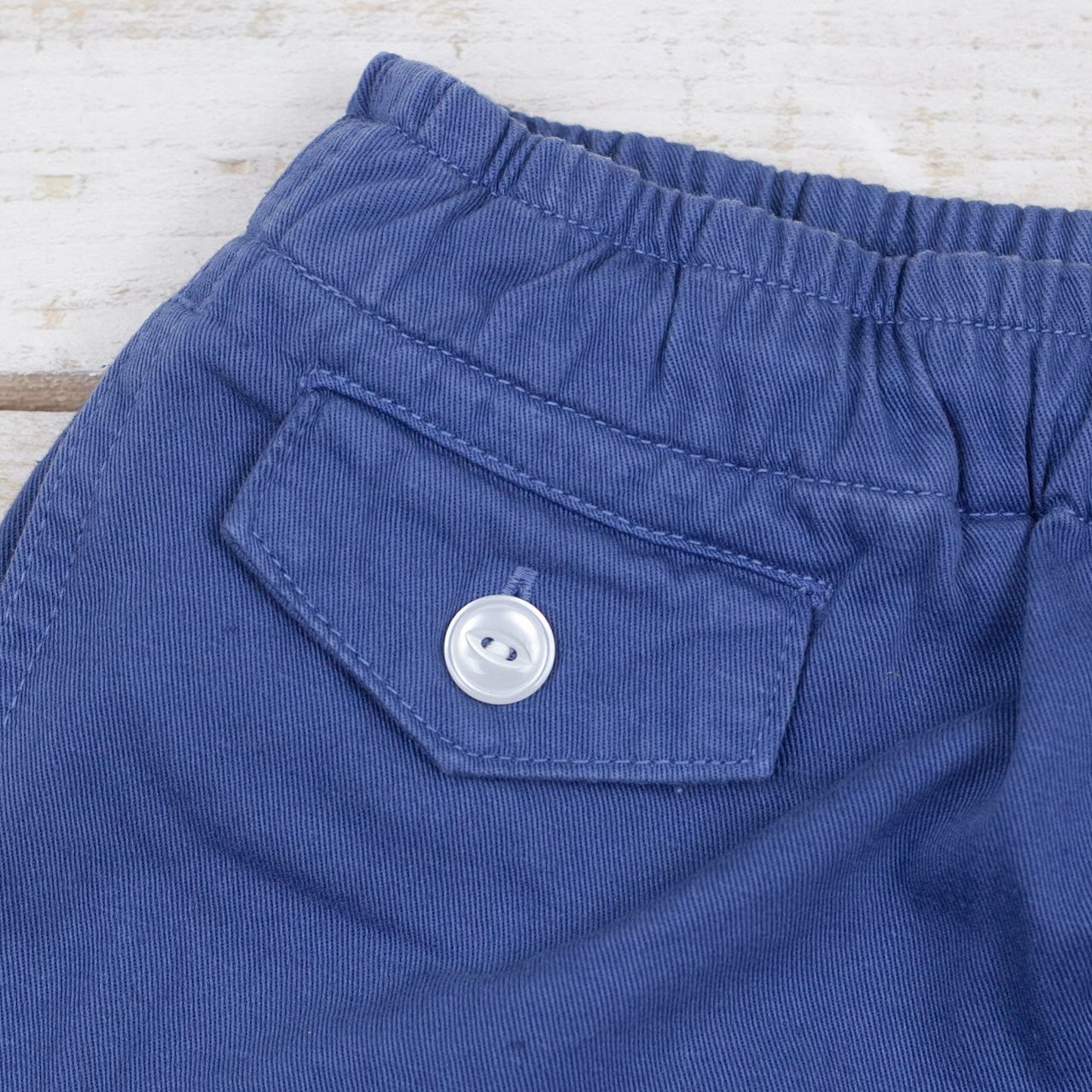 Cotton Drill Swim Shorts Navy