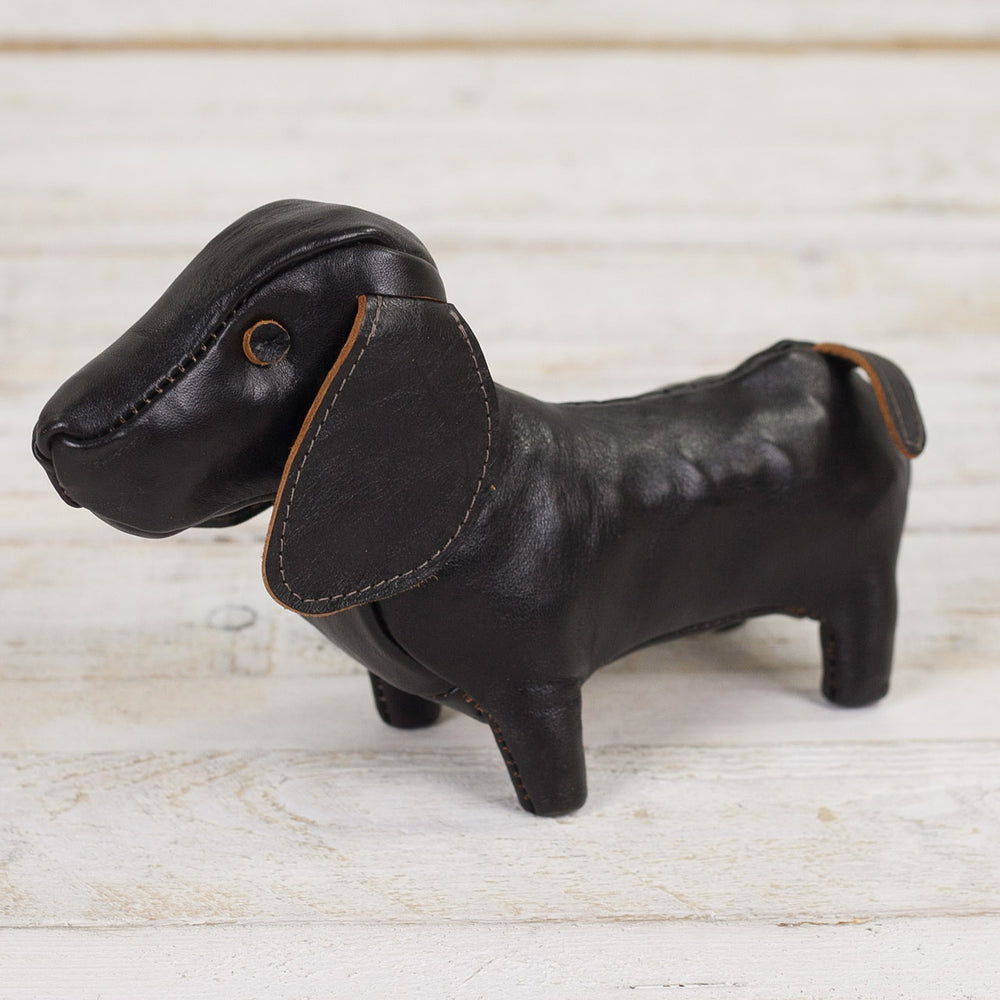 Cuir de cheval « Dachshund » marron