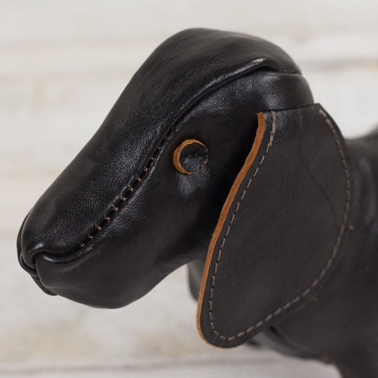 Pferdeleder "Dachshund" Braun