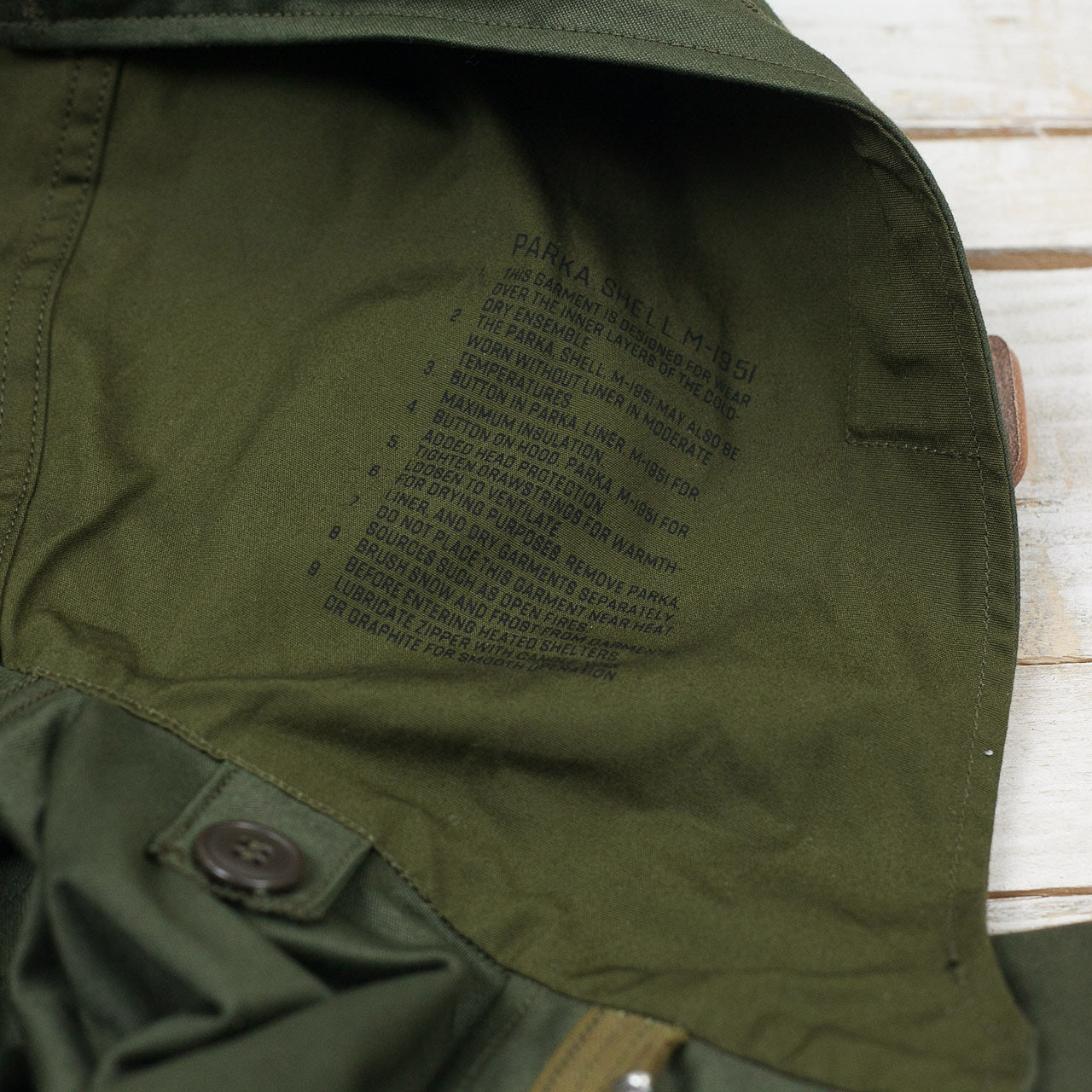 THE REAL McCOY'S Parka Shell M-1951