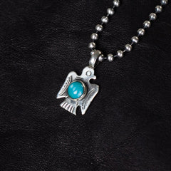 Mini Turquoise Bird Charm