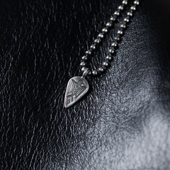 Teardrop Thunderbird Charm Silver