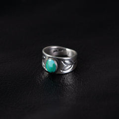 Stand Alone Ring Turquoise Silber