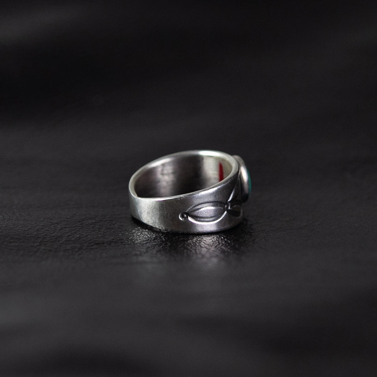 Stand Alone Ring Turquoise Silber