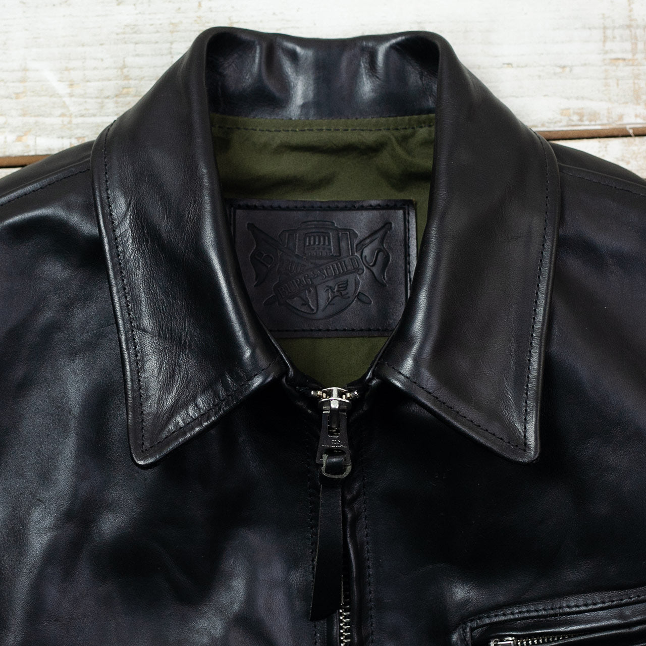 Lederjacke "Youth of America" Schwarz