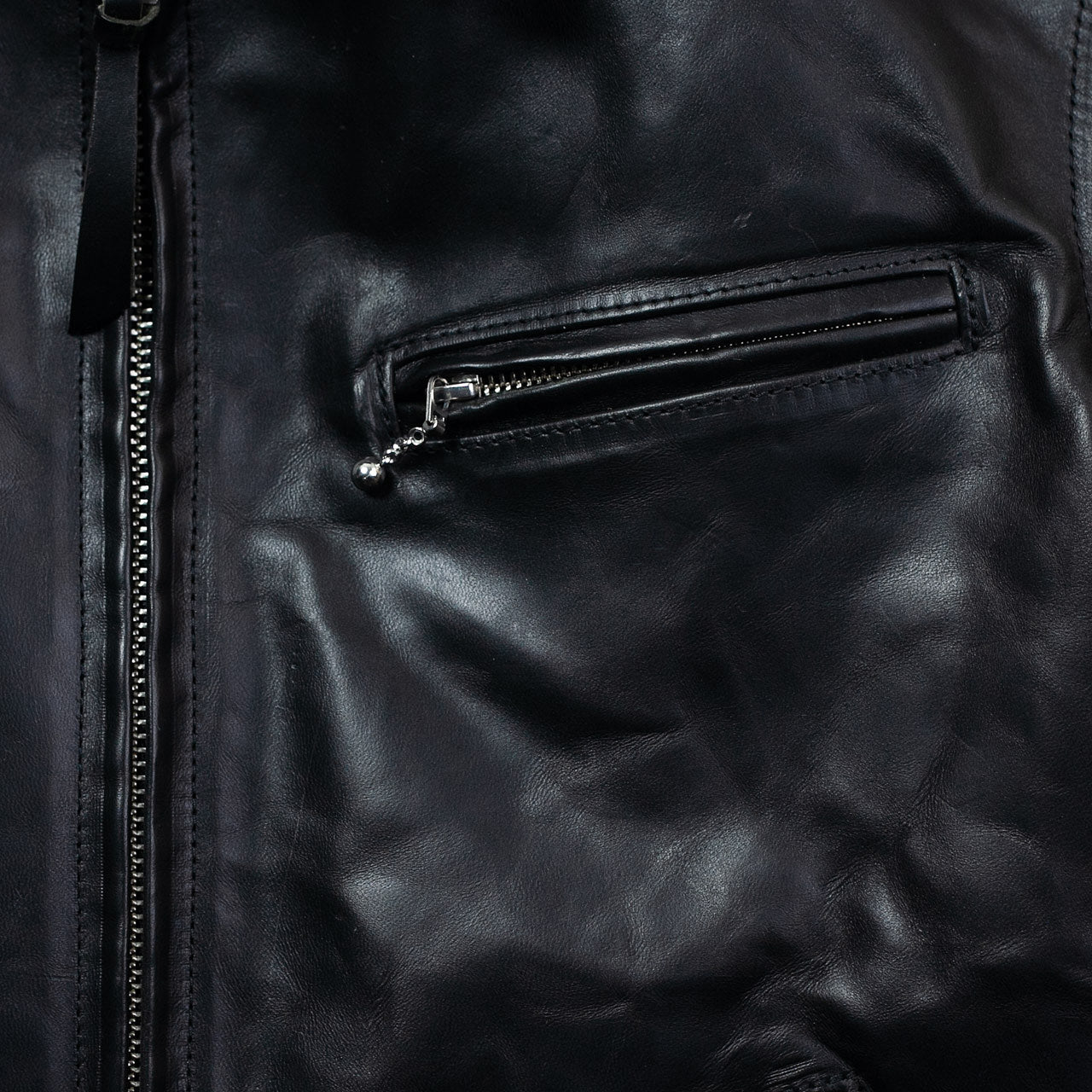 Lederjacke "Youth of America" Schwarz
