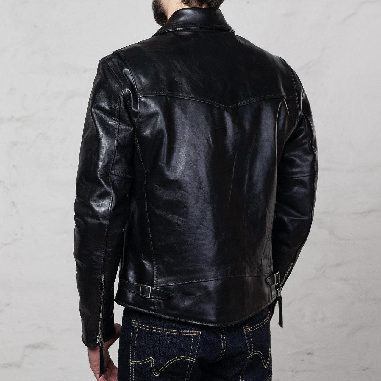 Lederjacke "Youth of America" Schwarz
