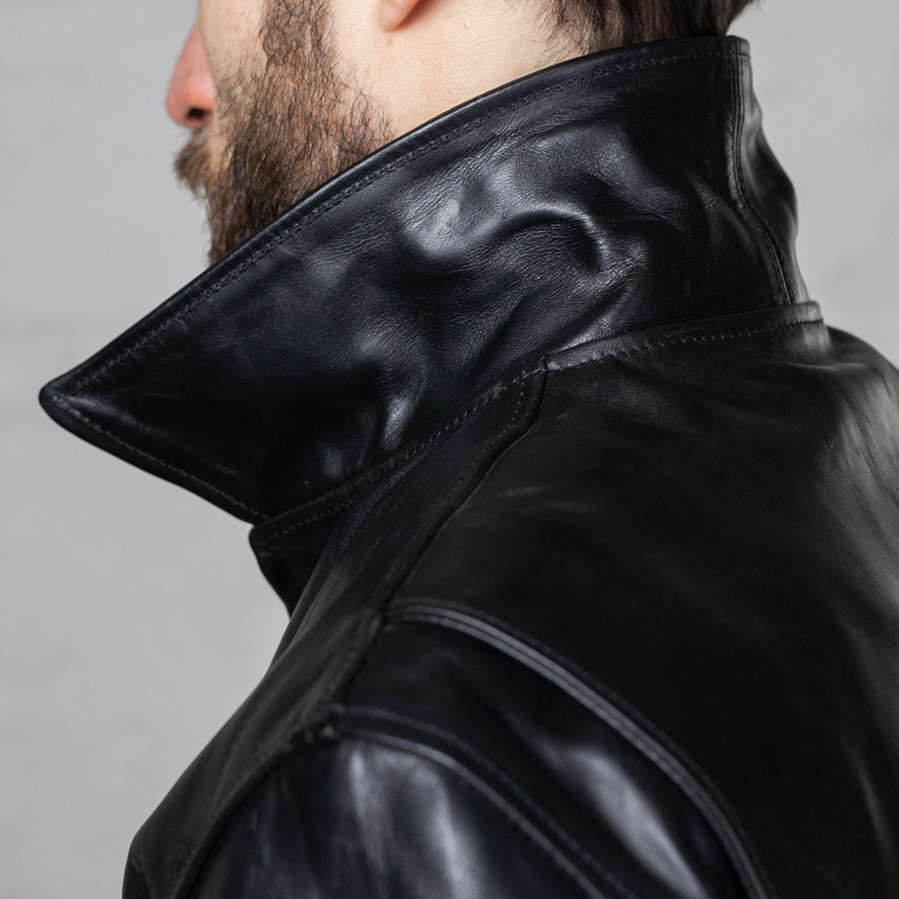 Lederjacke "Youth of America" Schwarz