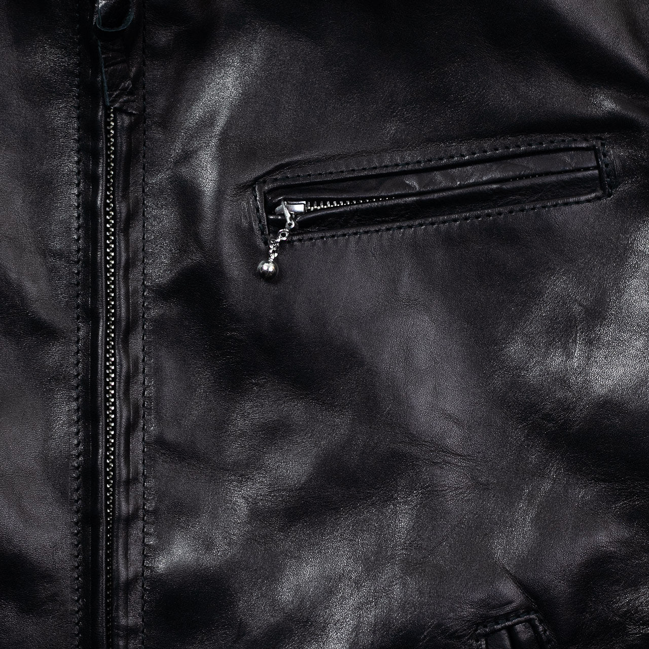 Lederjacke "Youth of Japan" Schwarz