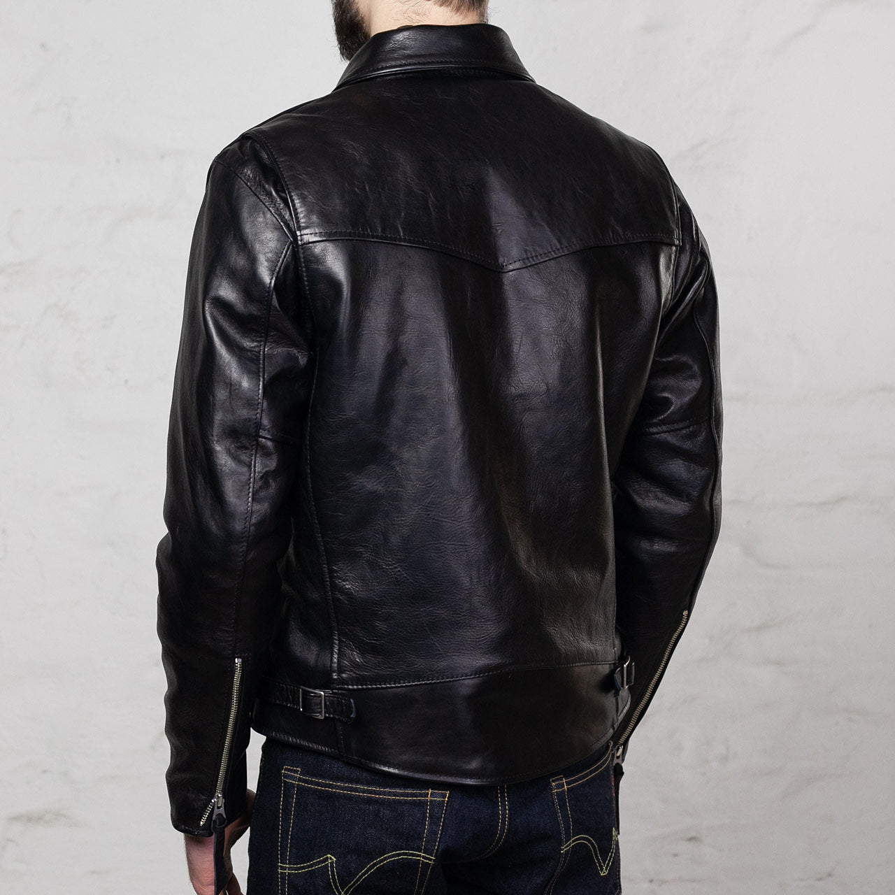 Lederjacke "Youth of Japan" Schwarz