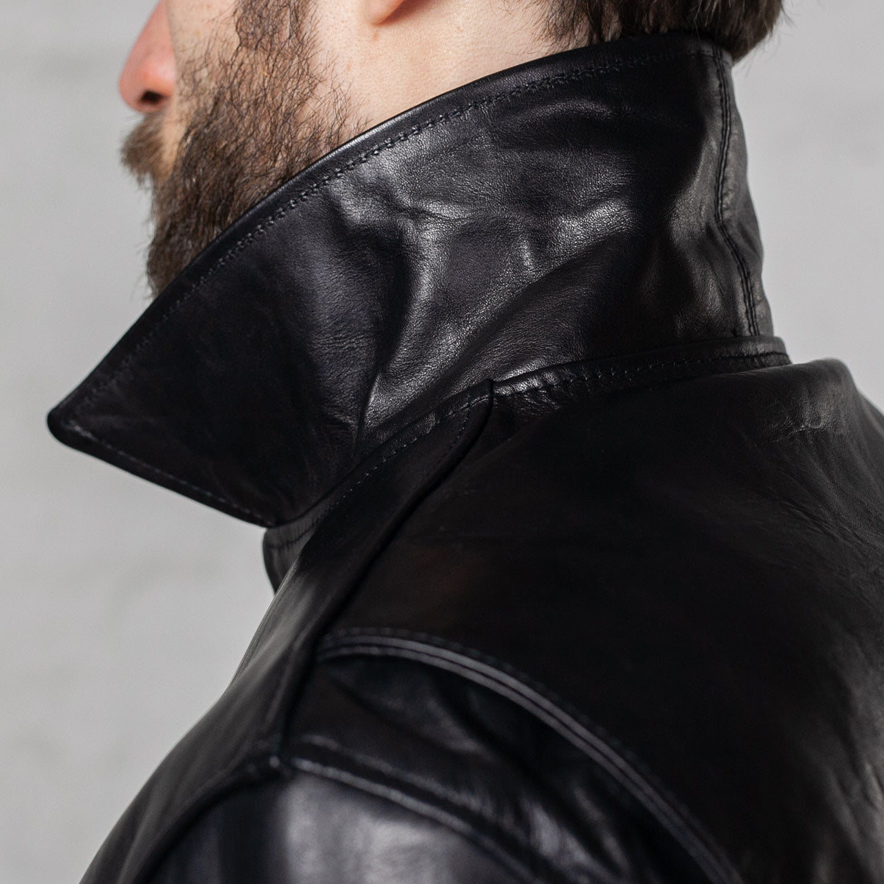 Lederjacke "Youth of Japan" Schwarz