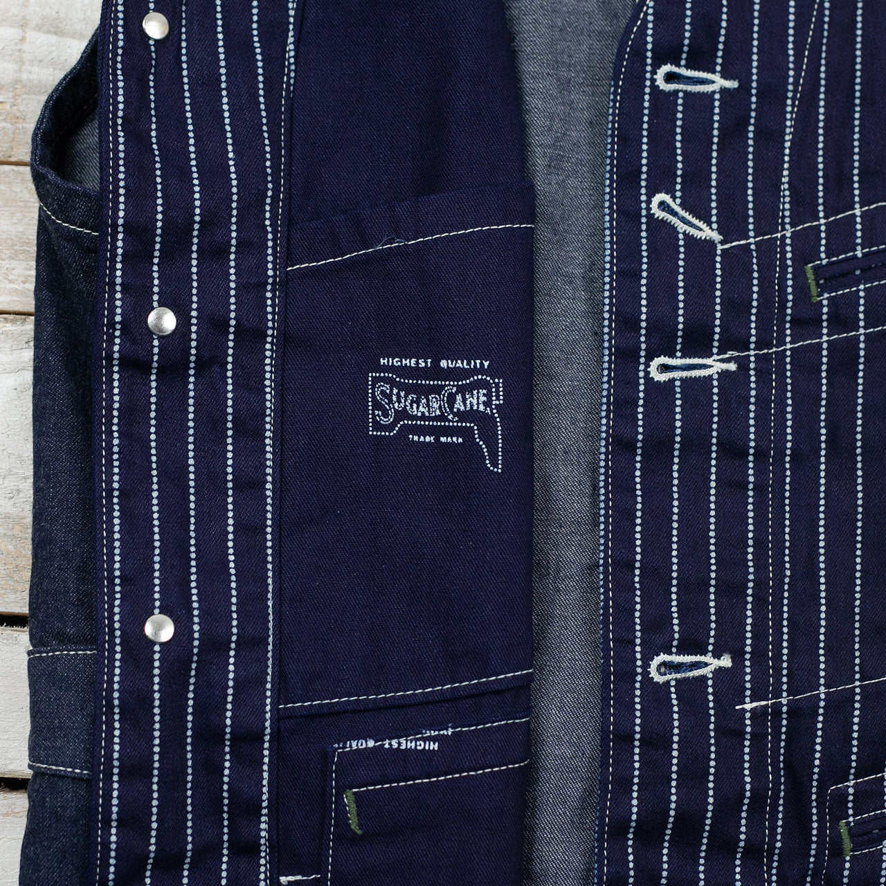SC12654 Wabash Stripe Work Vest