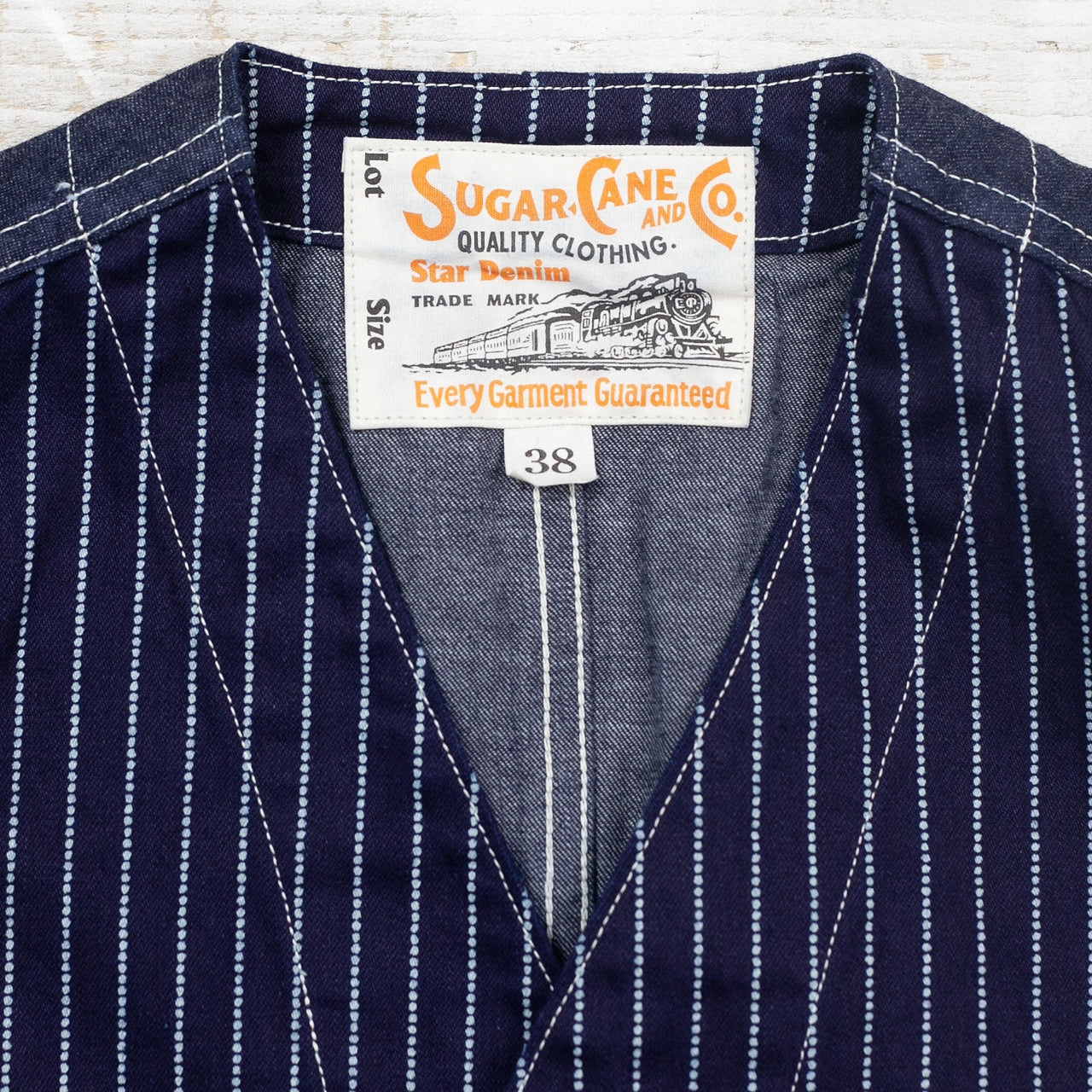 SC12654 Wabash Stripe Work Vest