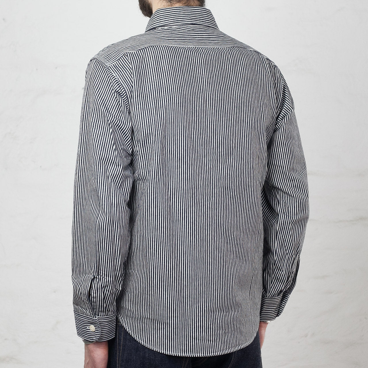 SC27853 Hickory Stripe Work Shirt