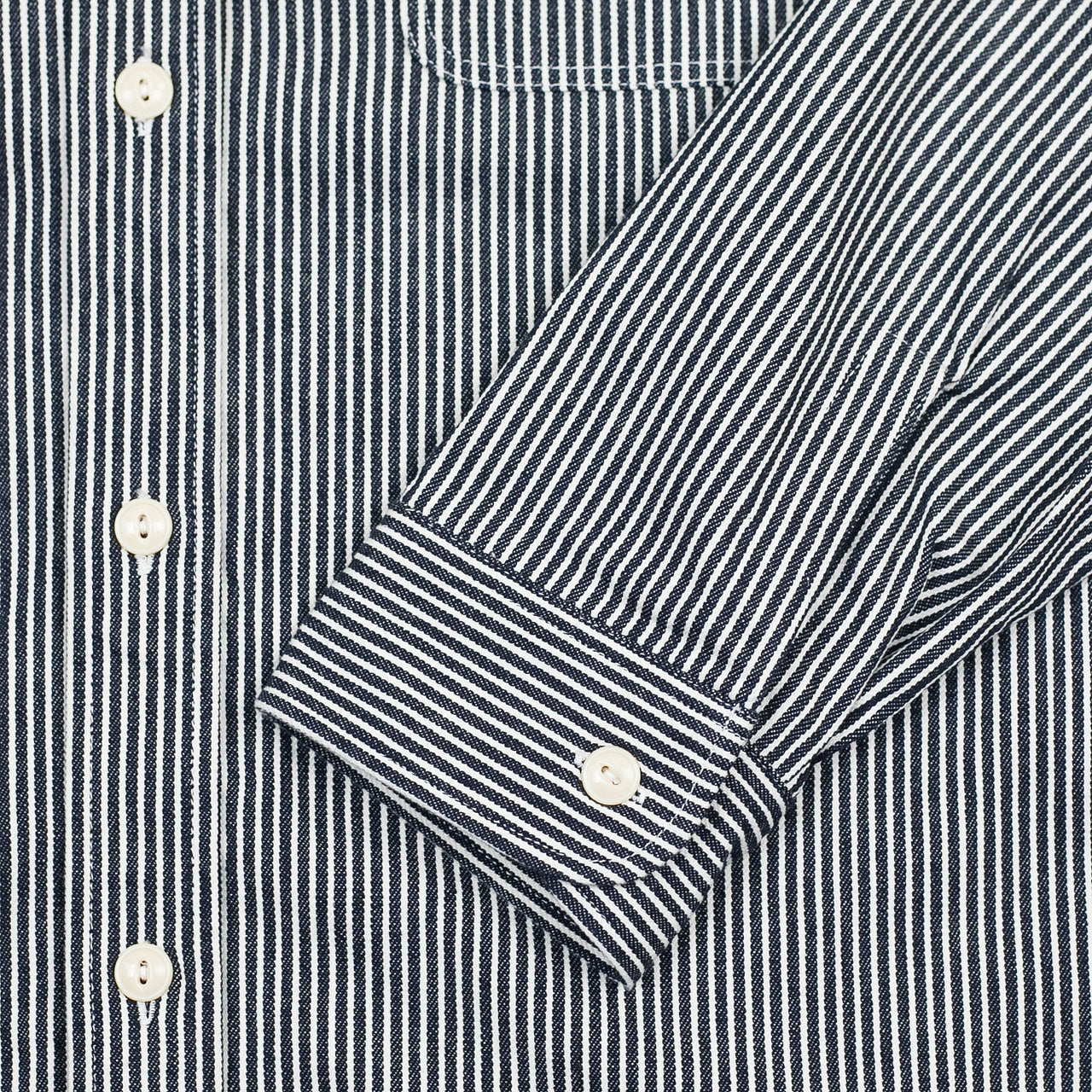 SC27853 Hickory Stripe Work Shirt