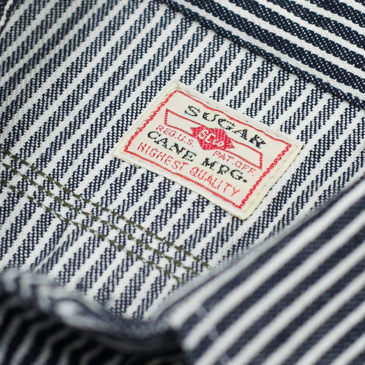 SC37944 Hickory Stripe Work S/S Shirt