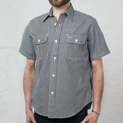 Hickory Stripe Work S/S Shirt