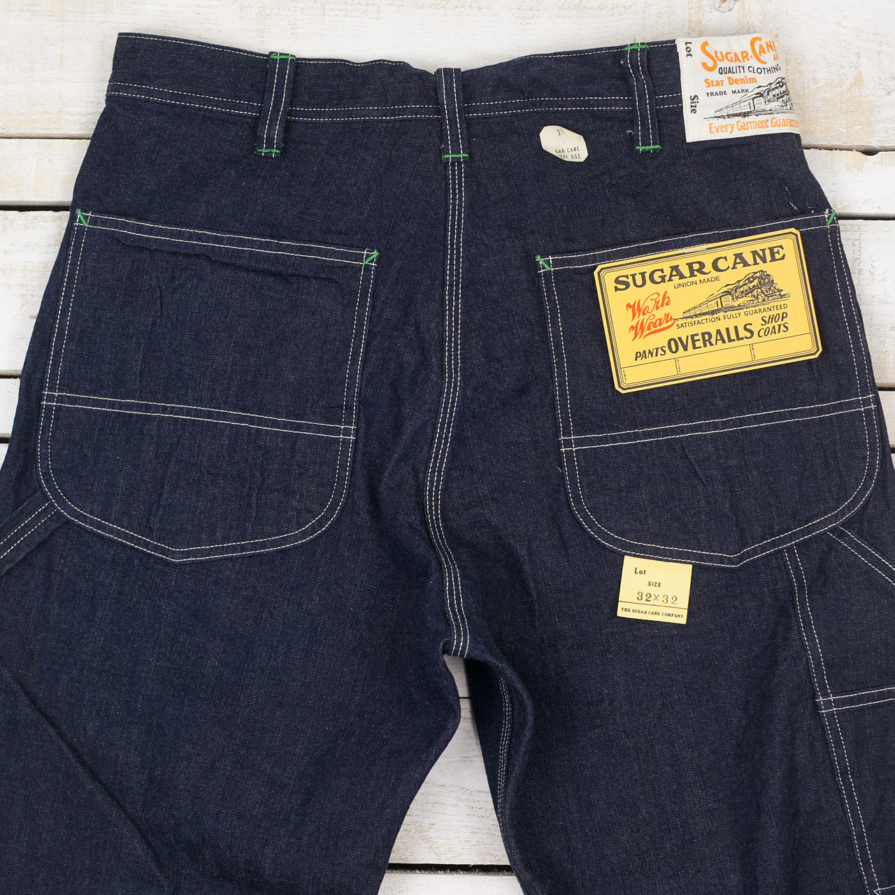 Sugar Cane SC41822 11oz Denim Work Pants Indigo