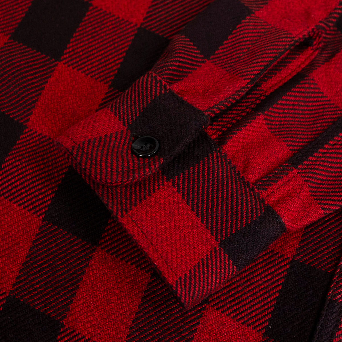 THE REAL McCOY'S 8HU Twisted-Yarn Buffalo Check Flannel Red THE REAL McCOY'S 8HU Twisted-Yarn Buffalo Check Flannel Red