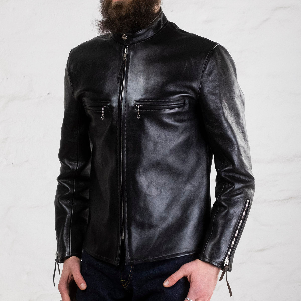 Buco J-100 Jacket Horsehide Schwarz