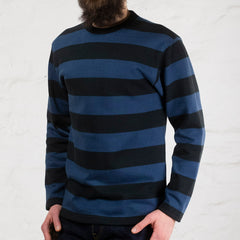 Buco Stripe Racing Long Sleeve Black/Blue
