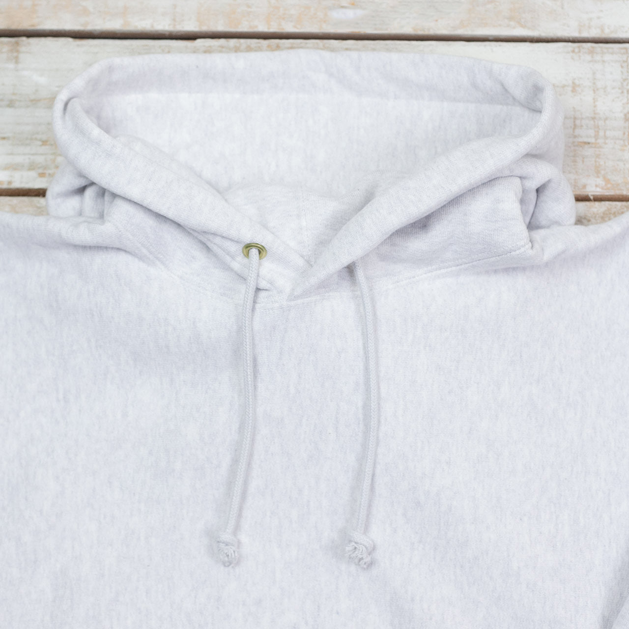 Heavyweight Hooded Sweatshirt Silver Grey