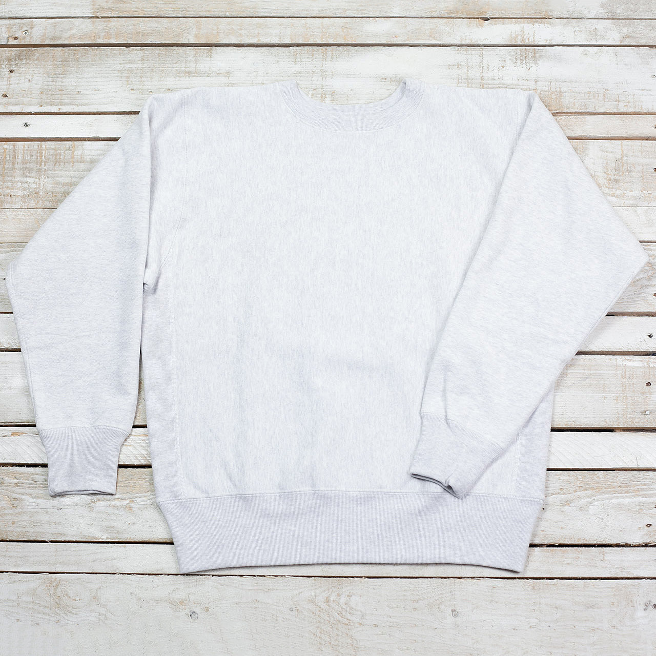 Heavyweight Crewneck Silver Grey